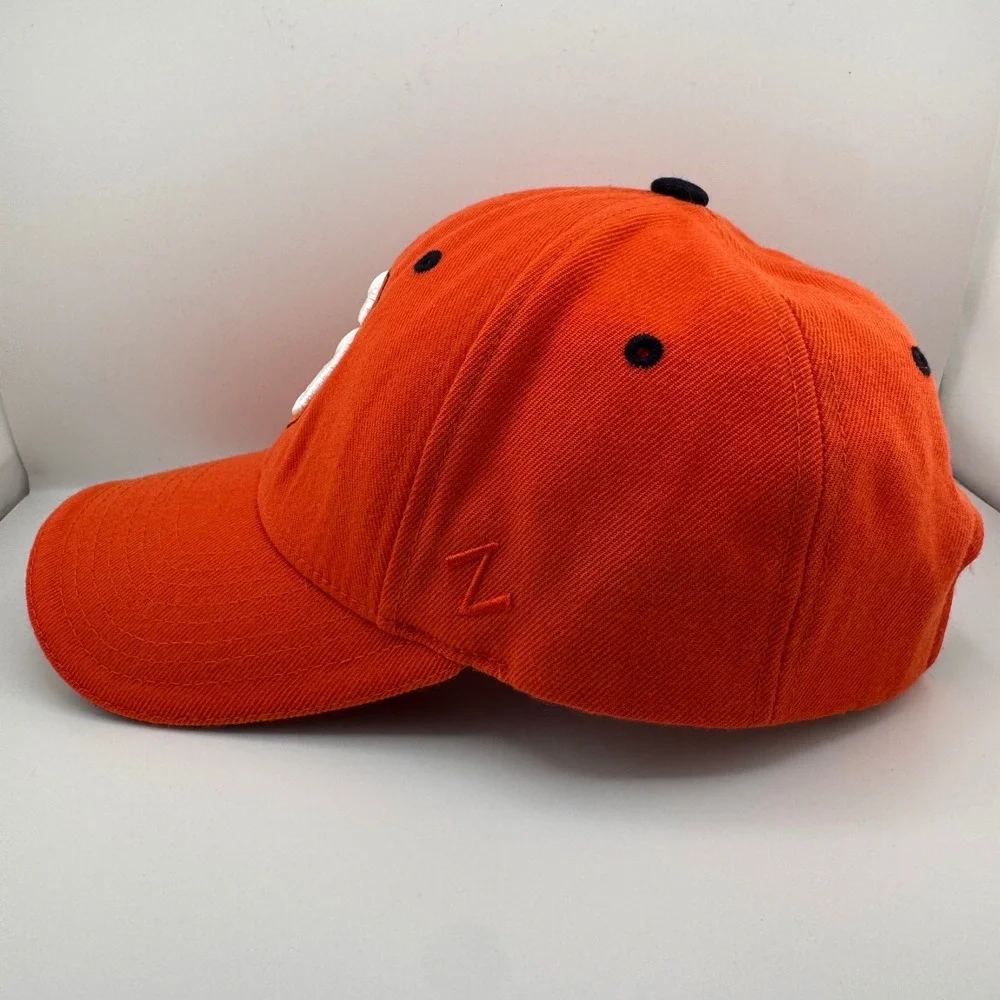 Zephyr Syracuse Orangemen Hat Mens OSFA Orange Good Embroidered Wool Blend Cap